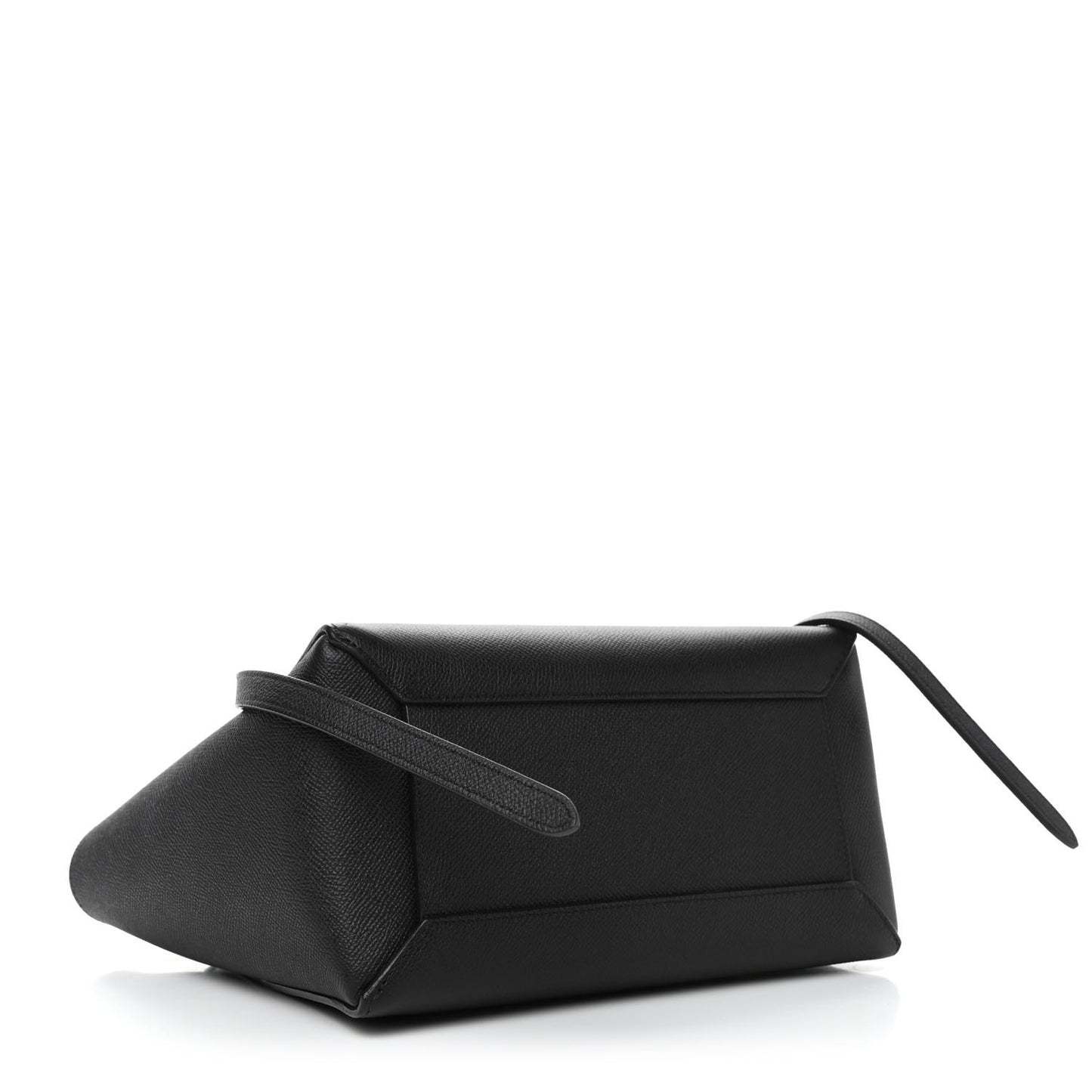 Grained Calfskin Micro Belt Bag Black