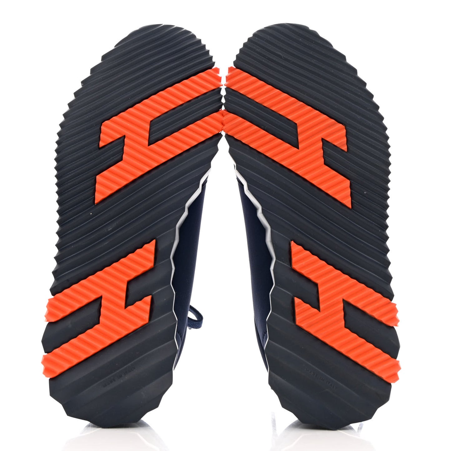 Technical Jersey Suede Goatskin Bouncing Sneakers 37 Marine
