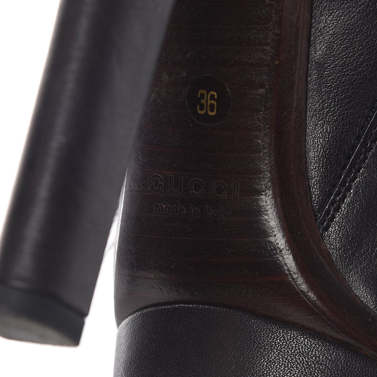 Alpaca Fur Lambskin Alyona Platform Ankle Boots 36 Black