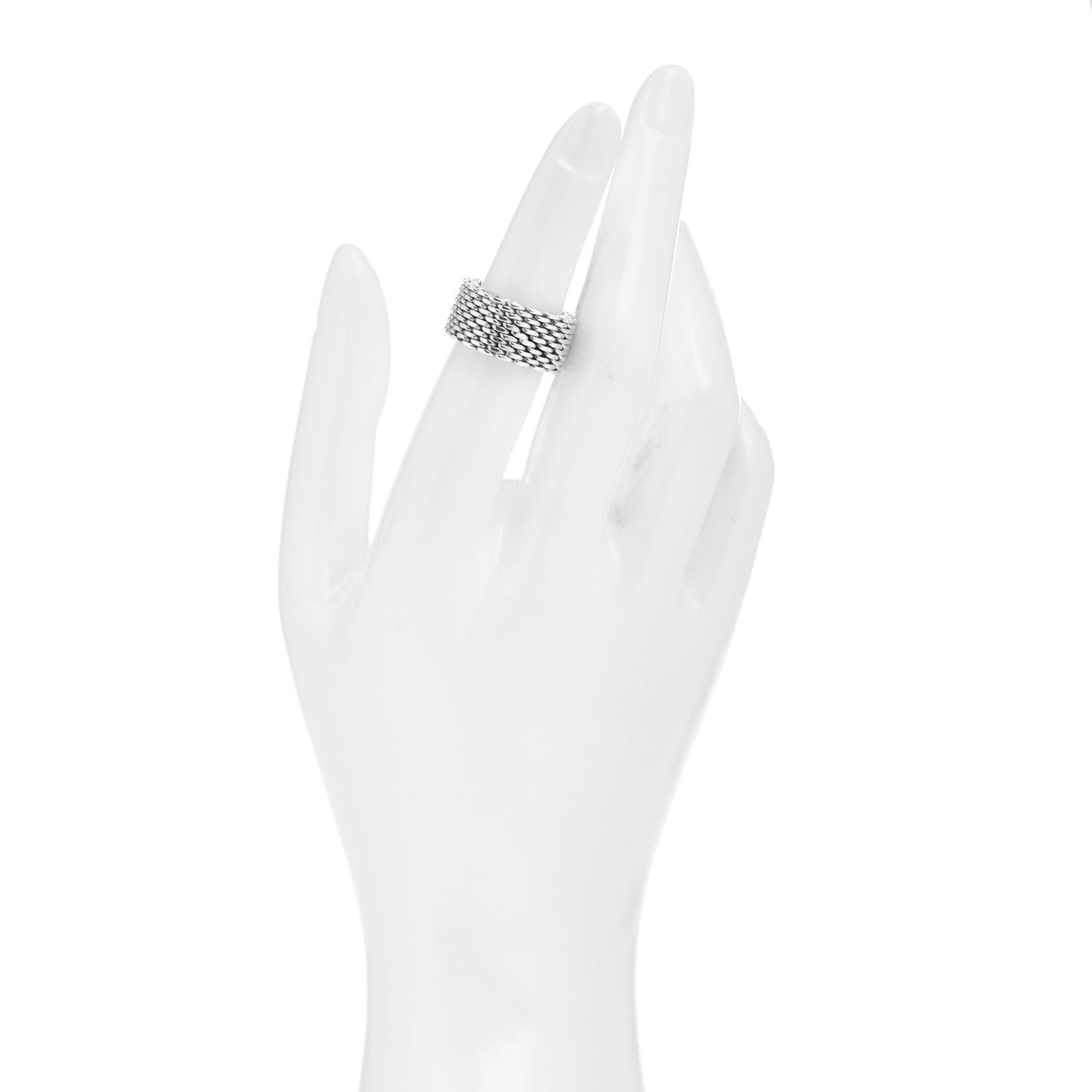 Sterling Silver Somerset Mesh Ring 49 5