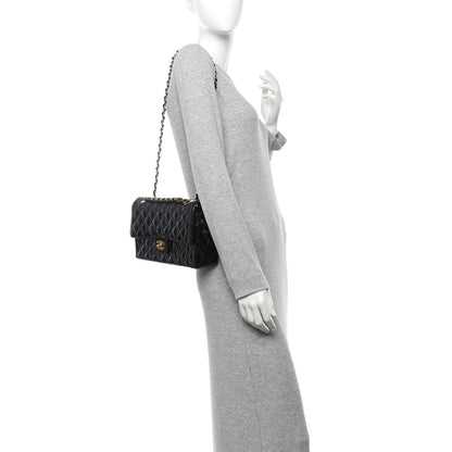 Chanel Patent Quilted Medium Double Flap Black 2 of 12