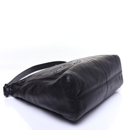 Chanel Lambskin CC Shoulder Bag Black 4 of 13