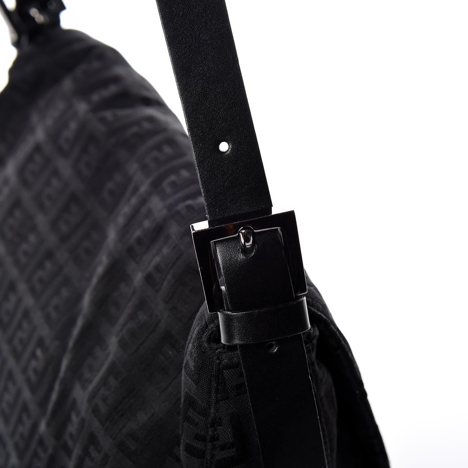 Fendi Zucchino Forever Mama Baguette Black 14 of 16