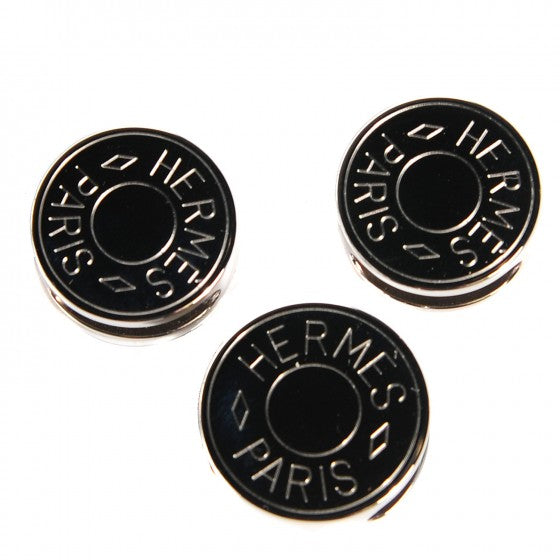 Palladium Clou De Selle Scarf Ring Set