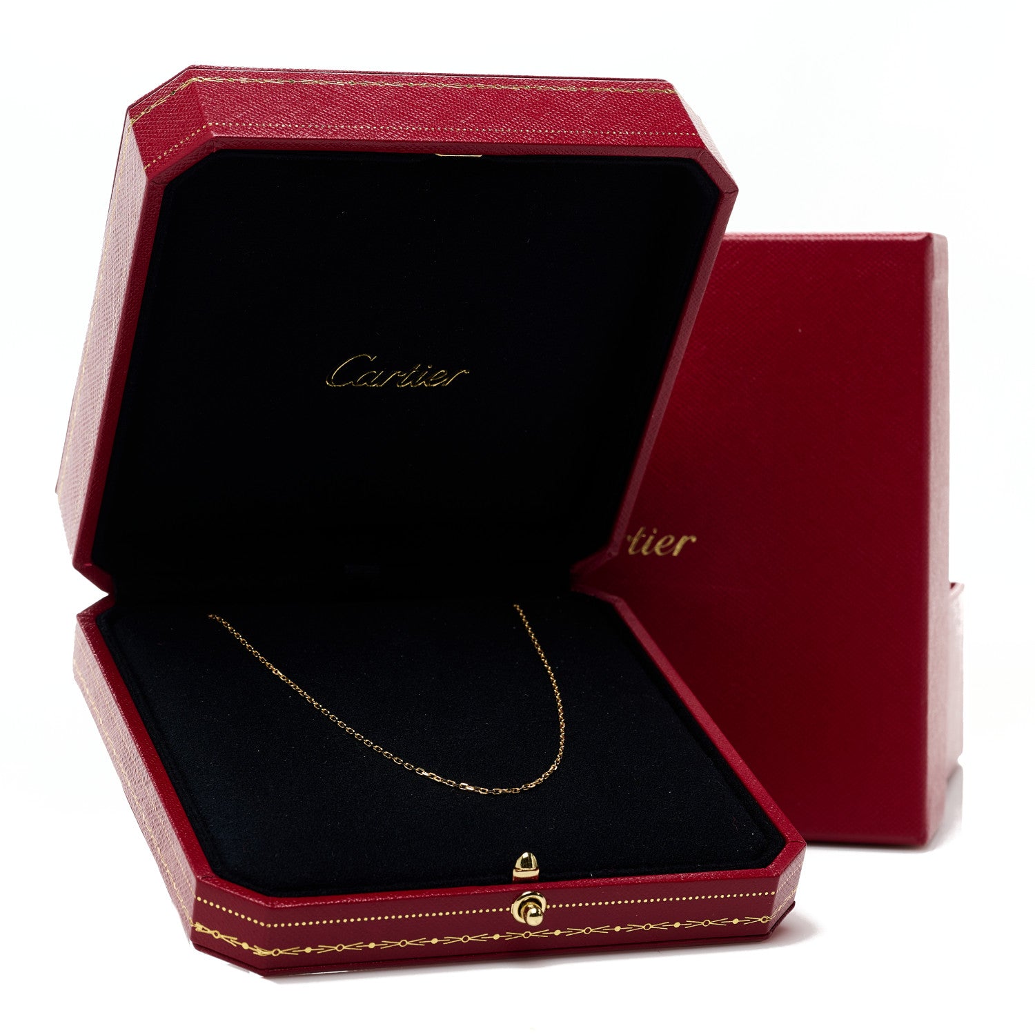 Cartier 18K Yellow Gold Chain Necklace 6 of 6