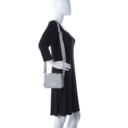 Christian Dior X AIR JORDAN Grained Calfskin Crossbody Grey 2 of 11