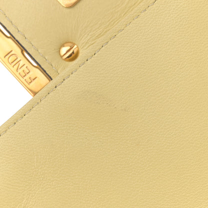 Fendi Nappa FF 1974 Embossed Large Baguette Banana 14 of 16