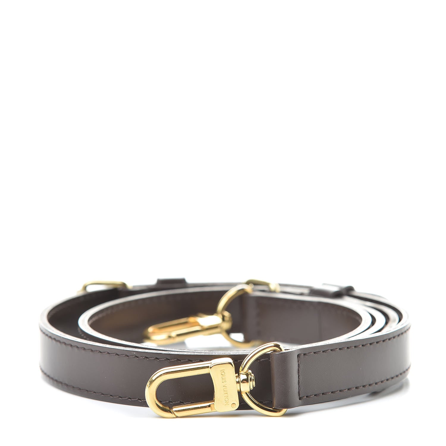 Louis Vuitton Calfskin Keepall Bandouliere Adjustable Shoulder Strap Brown 1 of 3