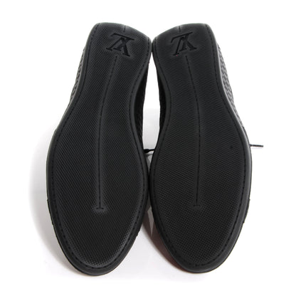 Louis Vuitton Suede Mini Damier Vibes Sneaker 10.5 Black 5 of 7