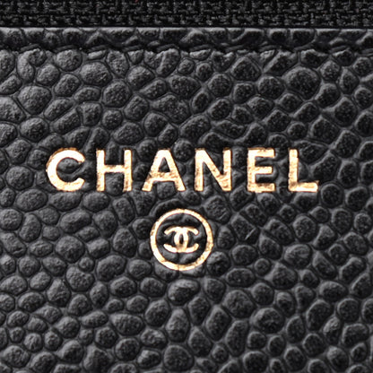 Chanel Caviar Quilted Wallet On Chain WOC Black 6 of 11