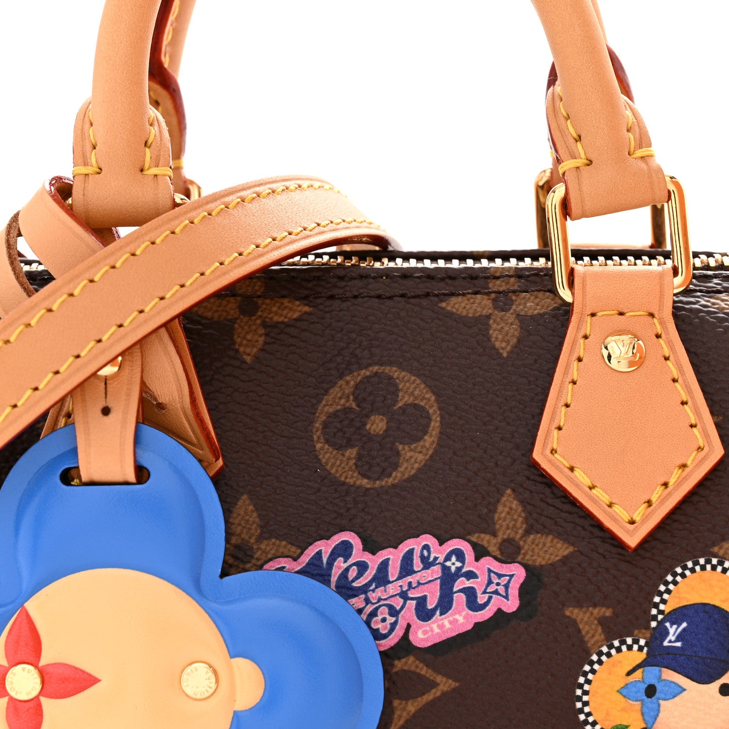 Louis Vuitton Monogram 57th Street NYC Nano Speedy Yellow Cab 7 of 9