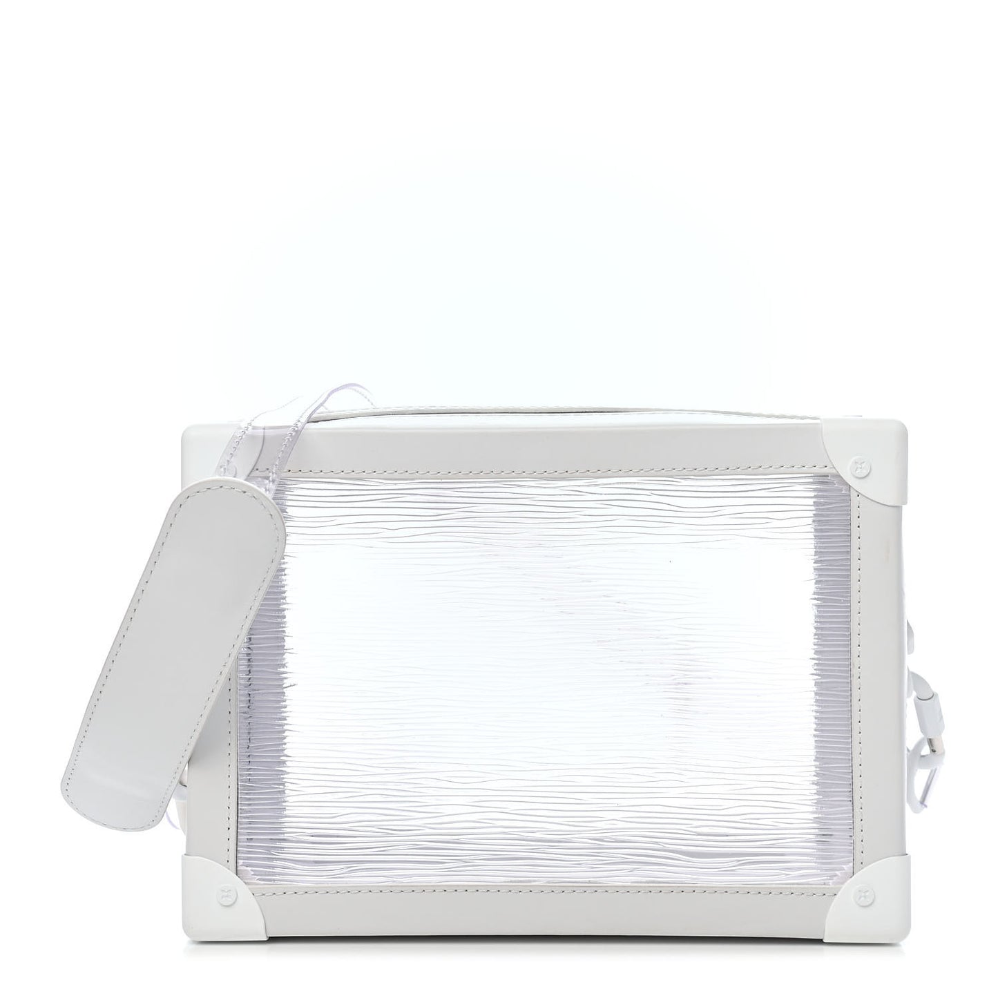 Calfskin PVC Epi Plage Soft Trunk Optic White