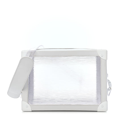 Louis Vuitton Calfskin PVC Epi Plage Soft Trunk Optic White 1 of 8