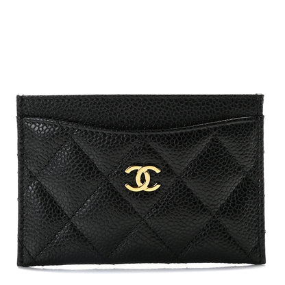 Chanel Caviar Quilted Card Holder Black 1 of 8