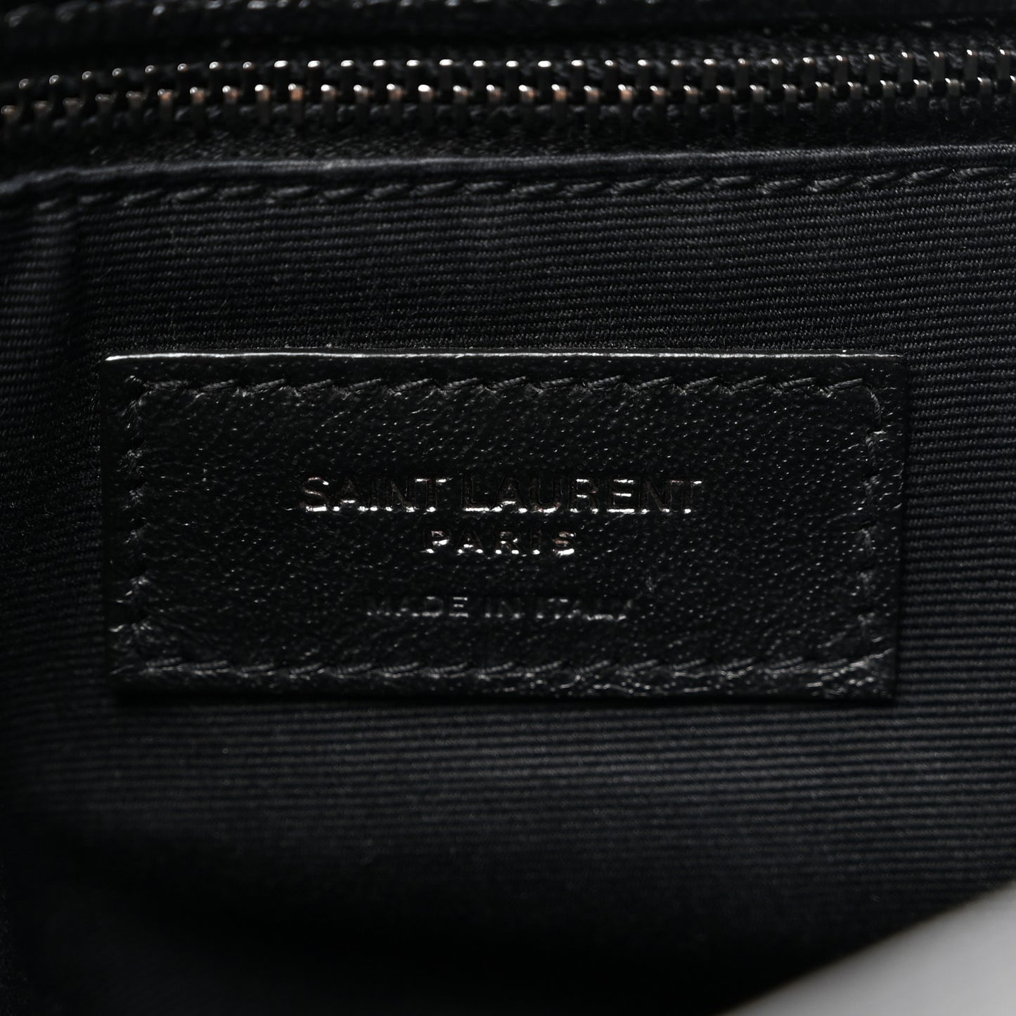Crinkled Calfskin Matelasse Monogram Medium Niki Chain Satchel Black