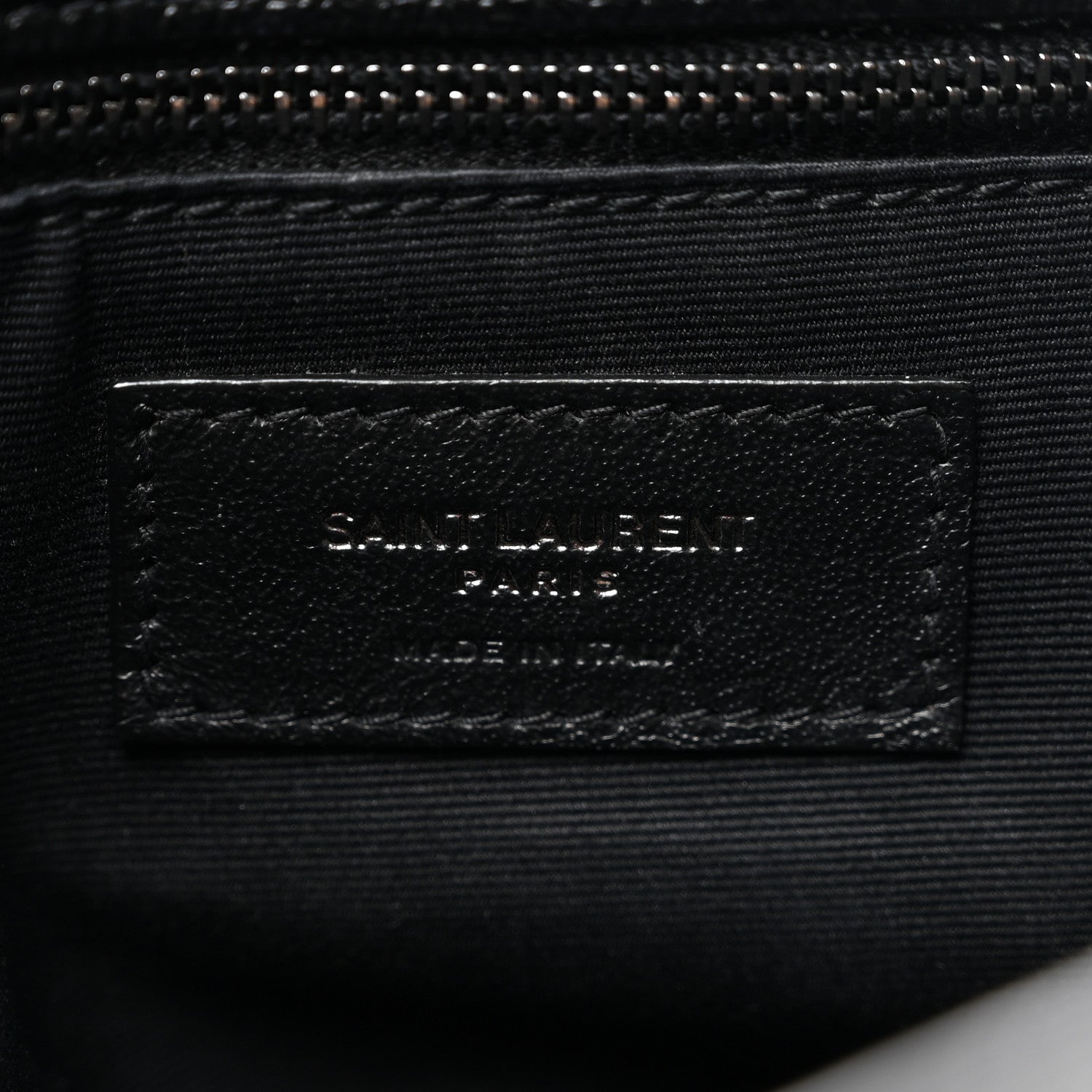 Saint Laurent Crinkled Calfskin Matelasse Monogram Medium Niki Chain Satchel Black 6 of 11