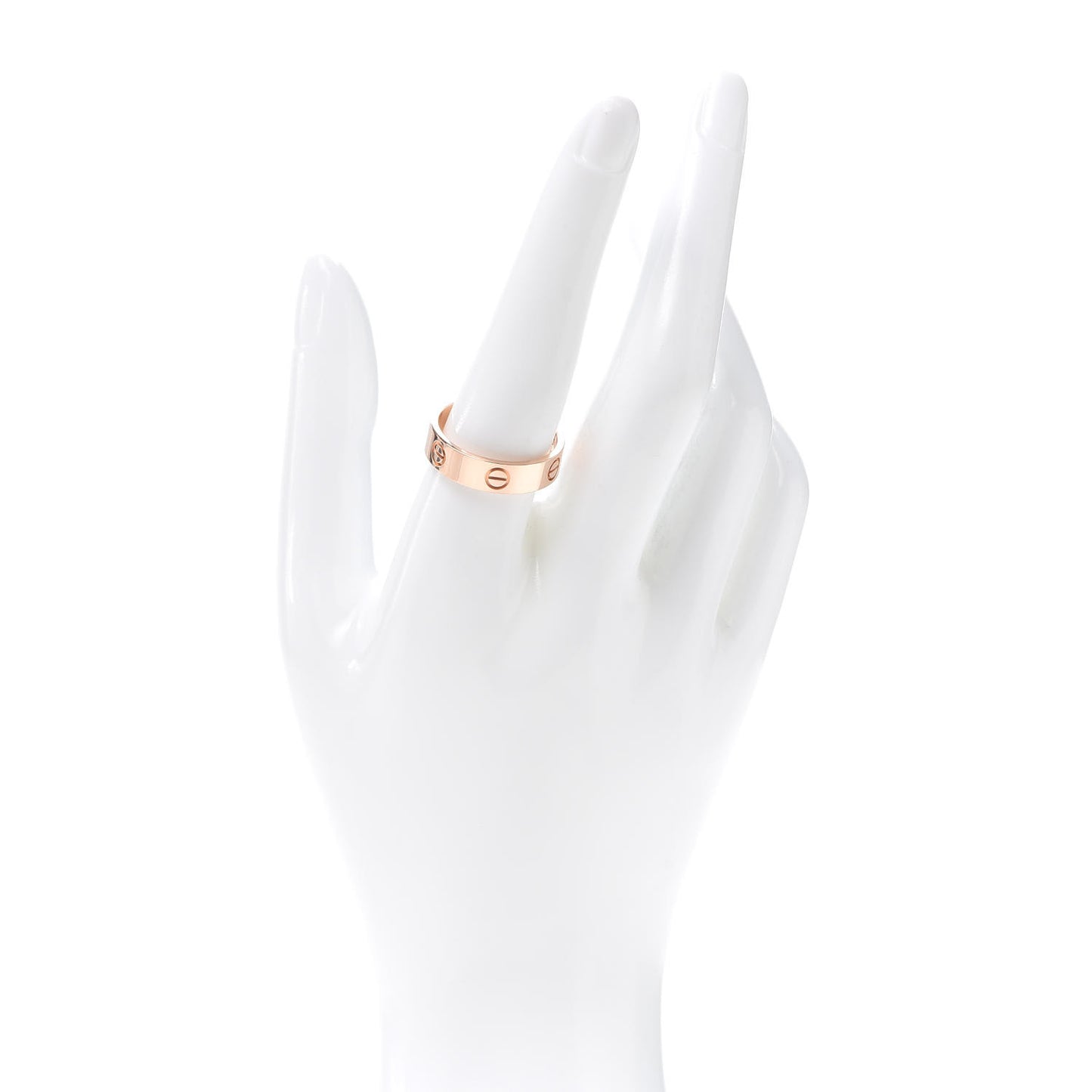 18K Pink Gold 5.5mm LOVE Ring 60 9