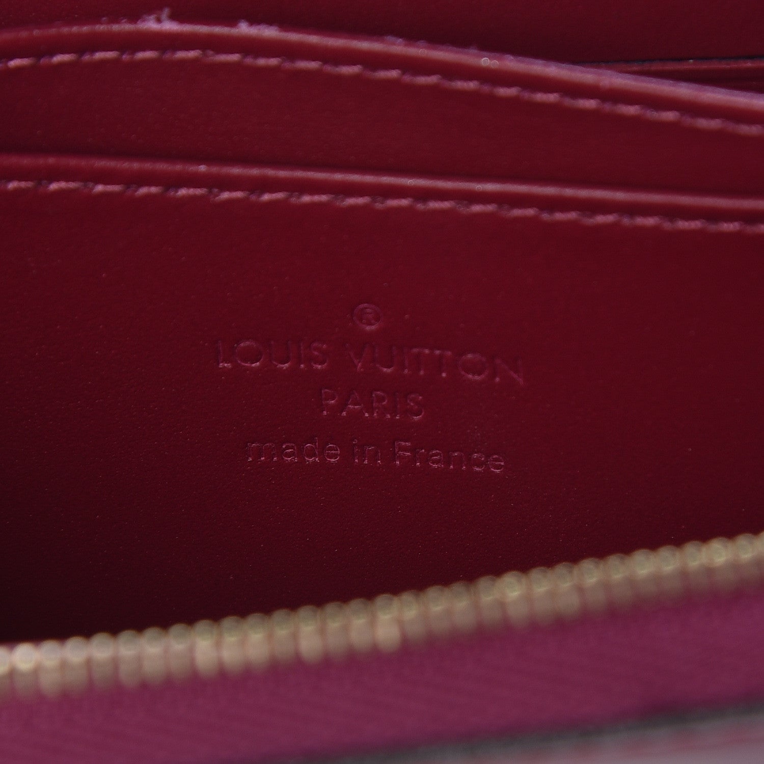 Louis Vuitton Vernis Zippy Coin Purse Magenta 6 of 7