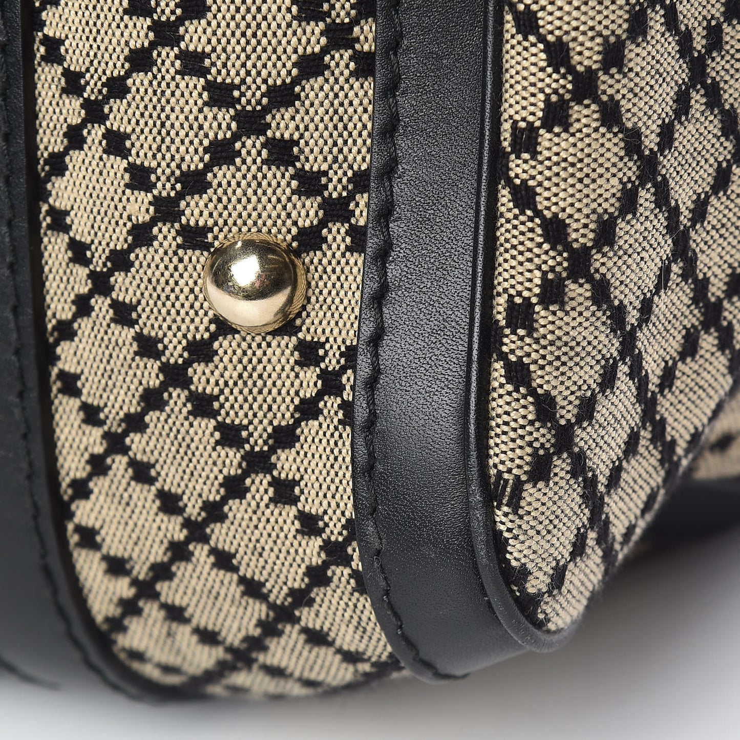 Diamante Vintage Web Small Boston Black