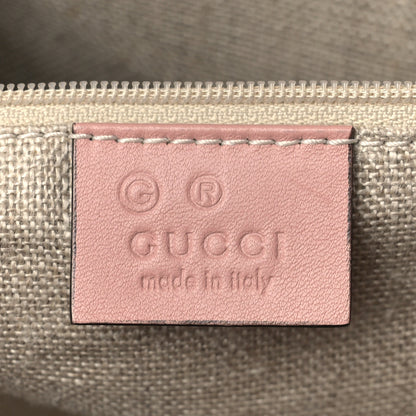 Gucci Microguccissima Bree Zippered Tote Soft Pink 5 of 8