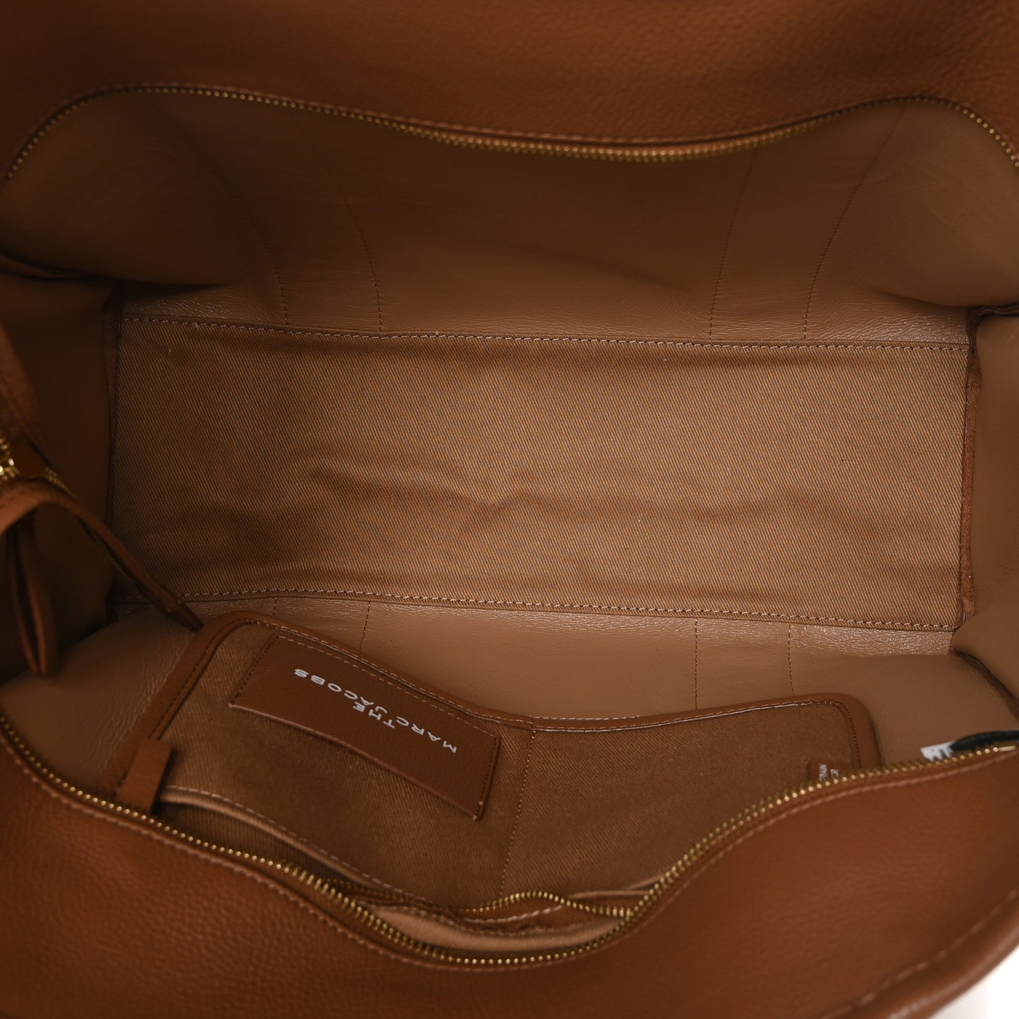 Grained Calfskin Large The Tote Bag Argan Oil