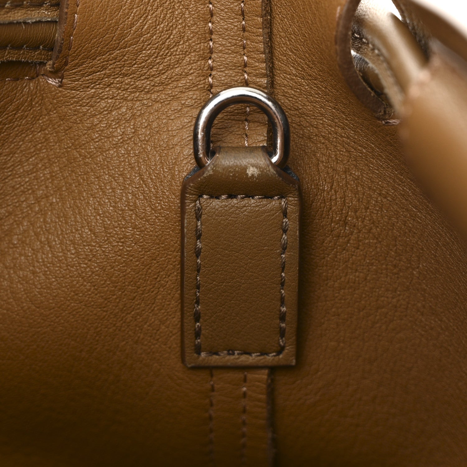 Loewe Suede Flamenco Satchel Tobacco 10 of 10