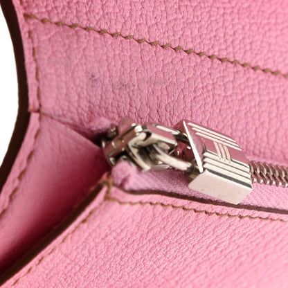 Hermes Chevre Mysore Medium Kelly Wallet 5P Pink 4 of 5