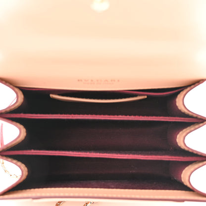 Bulgari Calfskin Serpenti Forever Top Handle Carmel Topaz 6 of 10