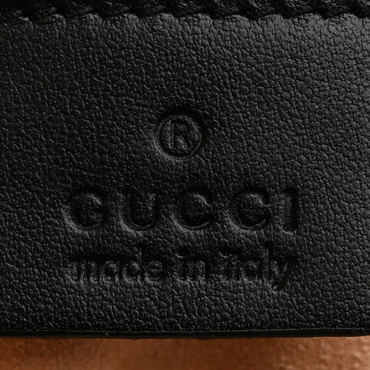 Gucci Calfskin Matelasse Medium GG Marmont Shoulder Bag Black 6 of 11