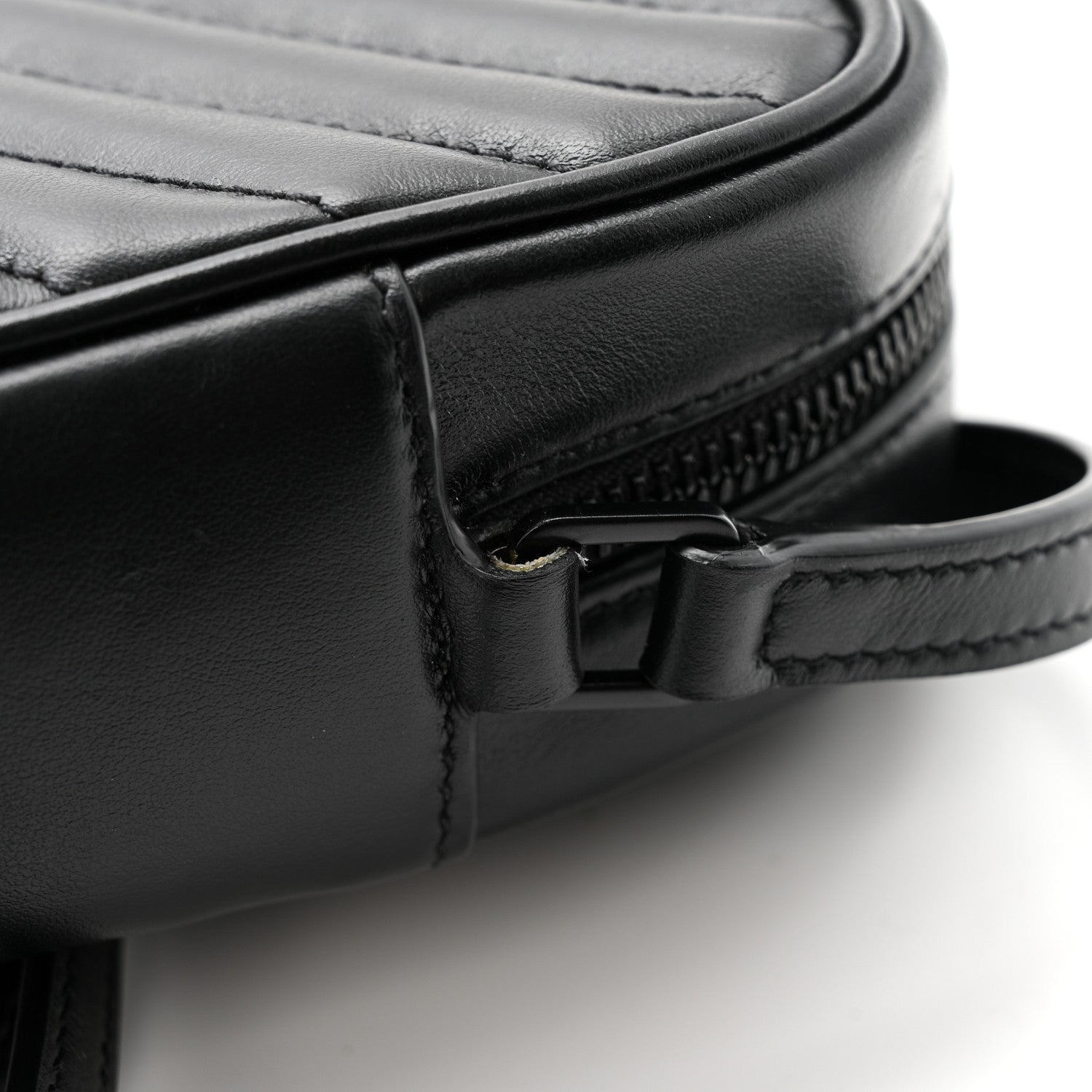 Saint Laurent Calfskin Matelasse Monogram Monochrome Lou Camera Bag Black 11 of 11