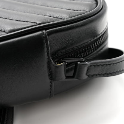 Saint Laurent Calfskin Matelasse Monogram Monochrome Lou Camera Bag Black 11 of 11