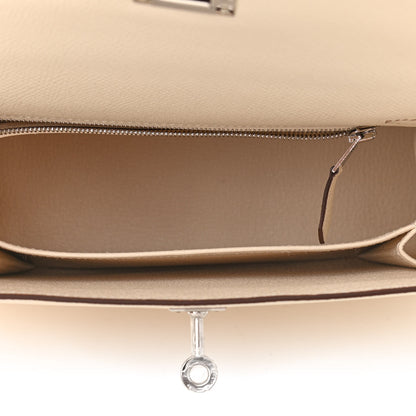 Hermes Epsom Tri-Color Kelly Sellier 25 Nata Chai Gris Meyer 5 of 11