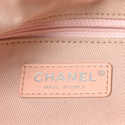 Chanel Canvas Large Double Face Shopping Tote Light Pink 6 of 10