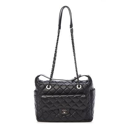Chanel Lambskin Quilted Shoulder Bag Black 1 of 14