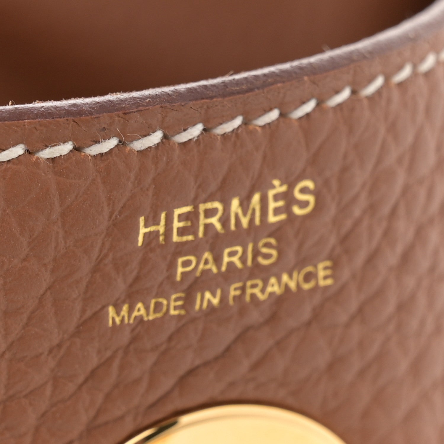 Hermes Taurillon Clemence Lindy 26 Gold 6 of 10