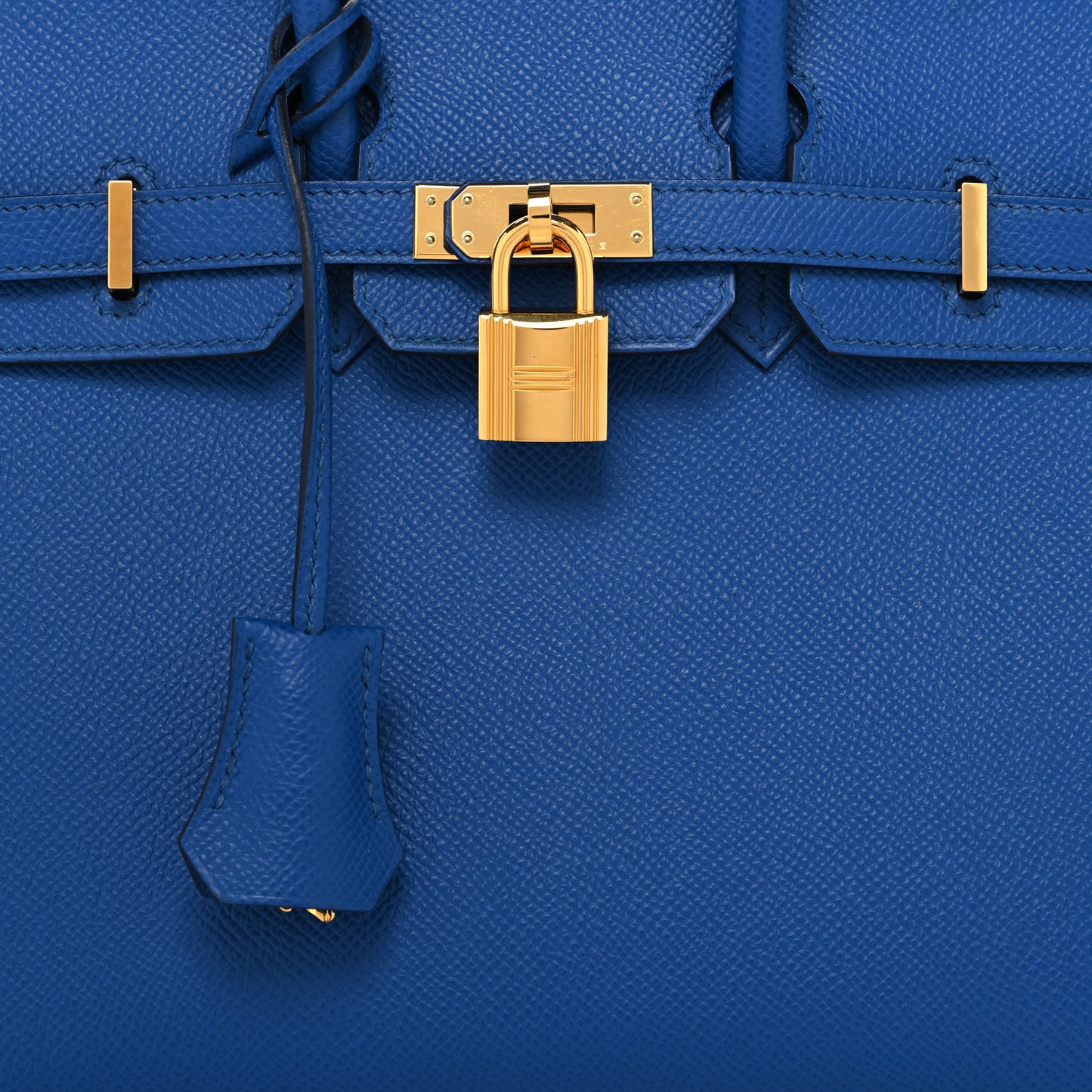 Epsom Birkin Sellier 25 Bleu France