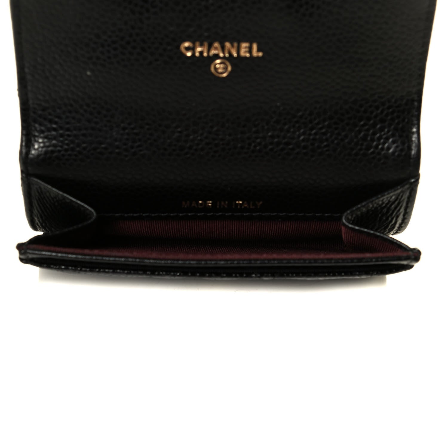 Chanel Caviar Quilted Flap Card Holder Black 4 of 6