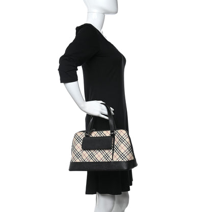 Burberry Vintage Check Bowler Tote Black 2 of 10