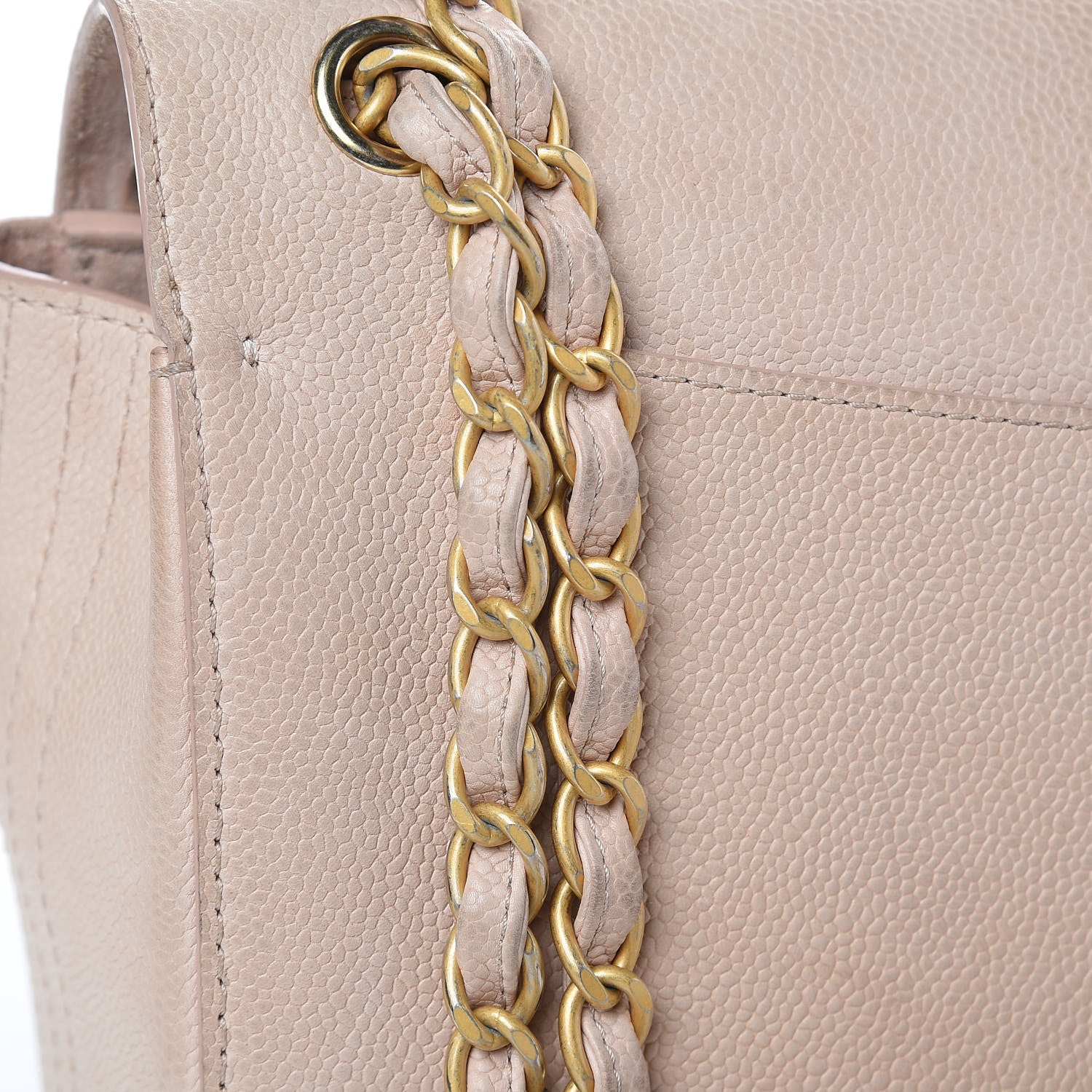 Chanel Grained Calfskin Jumbo Classic Pure Double Flap Nude 12 of 23