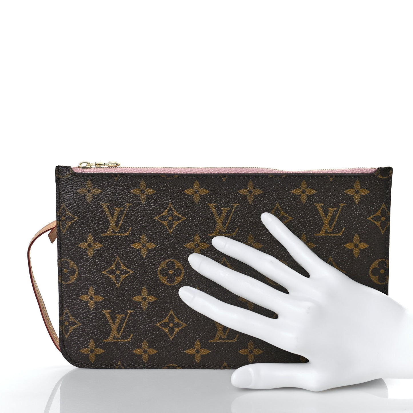 Monogram Neverfull MM GM Pochette Rose Ballerine