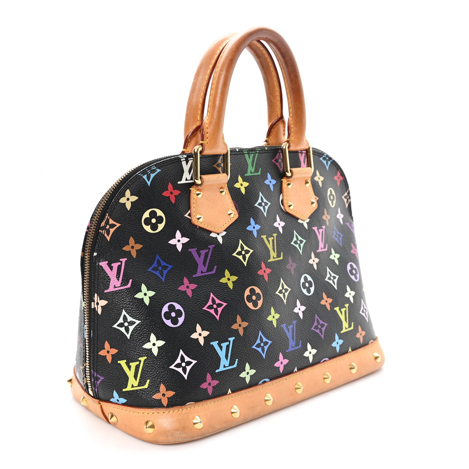 Louis Vuitton Monogram Multicolor Alma Black 3 of 11