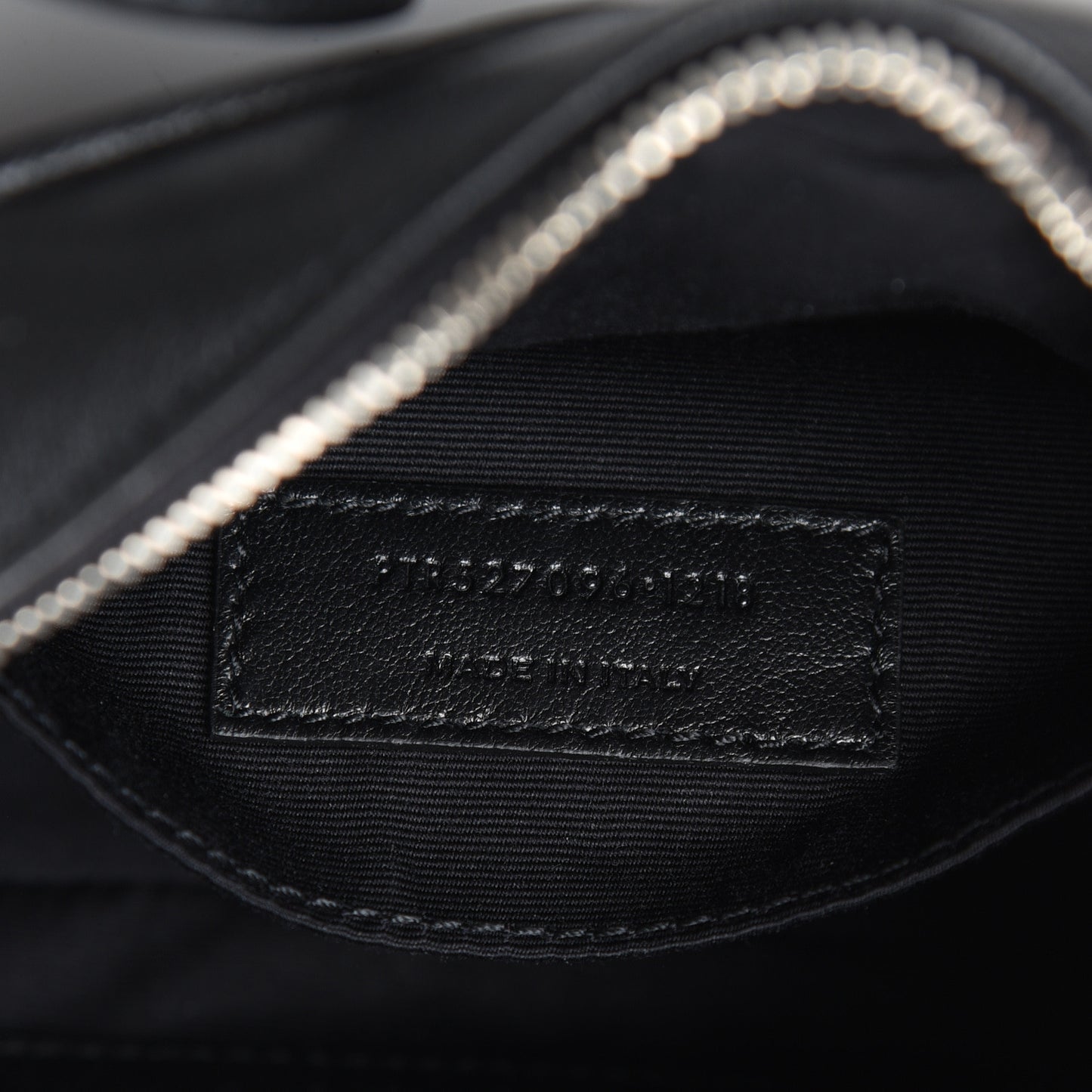 Lambskin Monogram Lou Belt Bag Black
