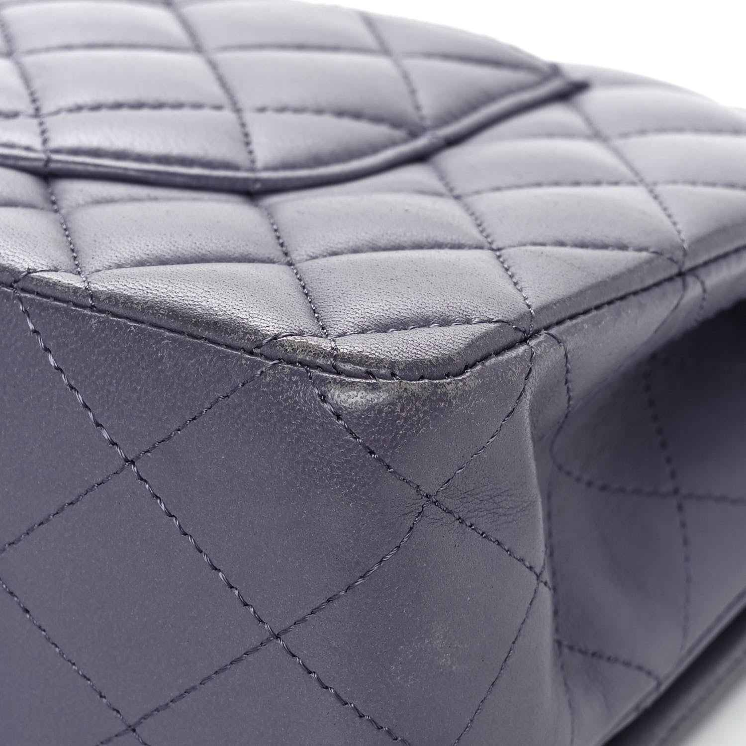 Chanel Lambskin Medium Double Flap Lavender 7 of 14