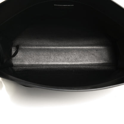 Saint Laurent Suede All-Over Monogram Convertible Tote Black 10 of 11