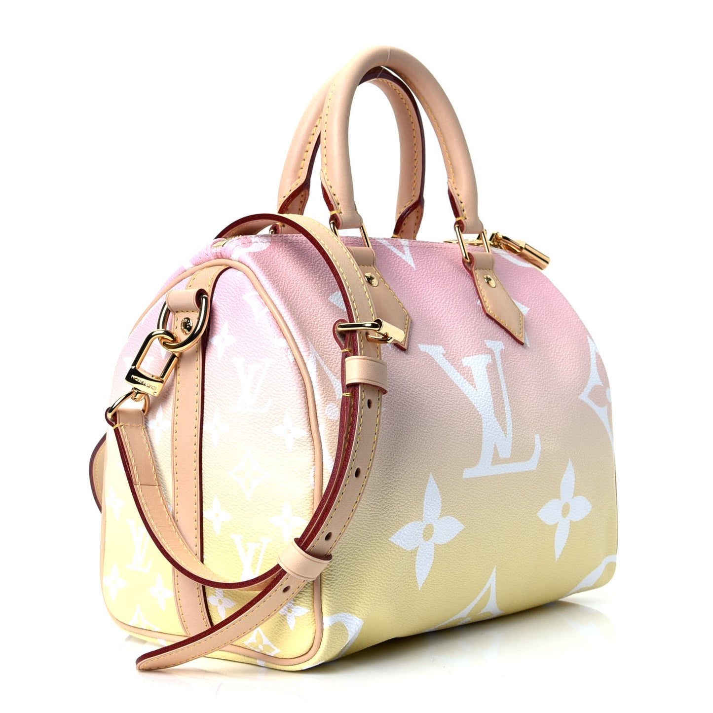 Monogram Giant By The Pool Speedy Bandouliere 25 Light Pink