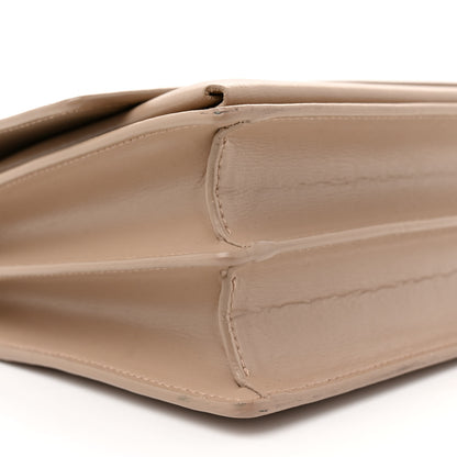 Saint Laurent Calfskin Medium Monogram Sunset Dark Beige 10 of 17