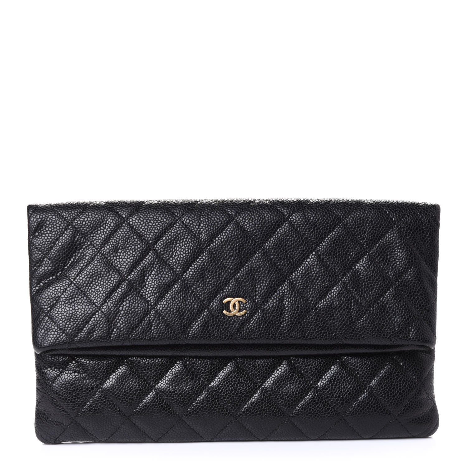 Chanel Caviar Quilted CC Beauty Clutch Black 1 of 6