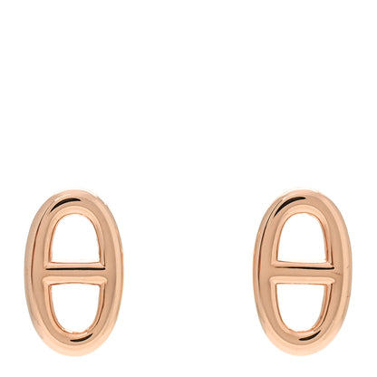 Hermes 18K Rose Gold TPM Farandole Stud Earrings 1 of 4