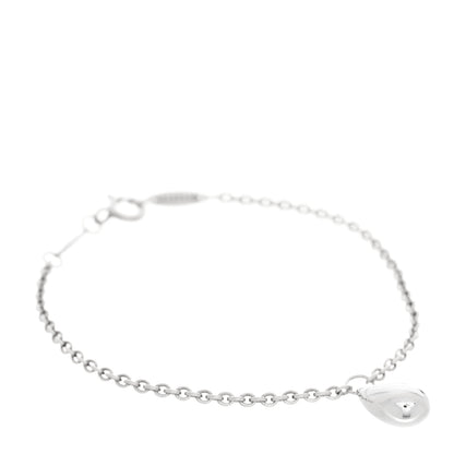 Tiffany Sterling Silver Elsa Peretti Teardrop Charm Bracelet 1 of 4