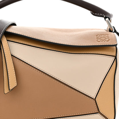 Loewe Calfskin Small Puzzle Bag Mocca Multicolor 7 of 9